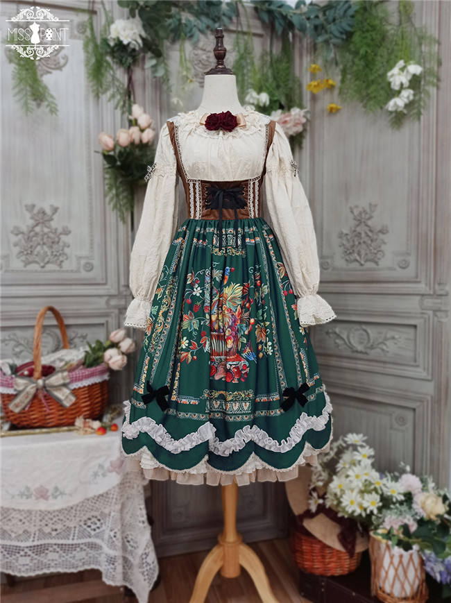 Miss Point ~The Song of Harvest Vintage Corset Lolita JSK