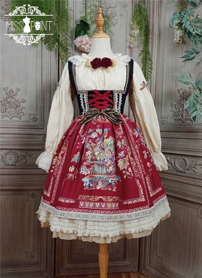 Miss Point ~The Song of Harvest Vintage Corset Lolita JSK