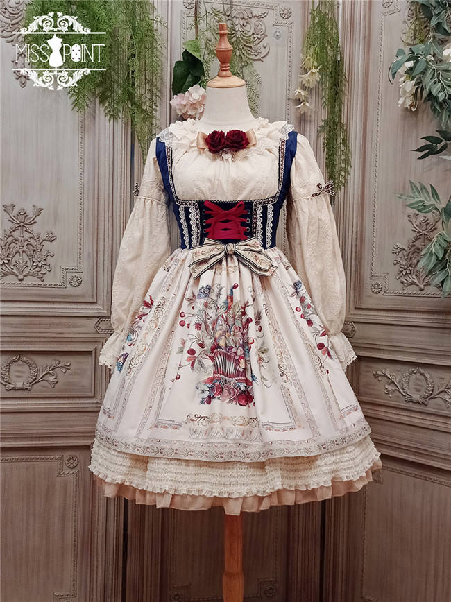 Miss Point ~The Song of Harvest Vintage Corset Lolita JSK