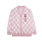 Kyouko & Sanrio Collaboration Checkerboard Sweater Cardigan