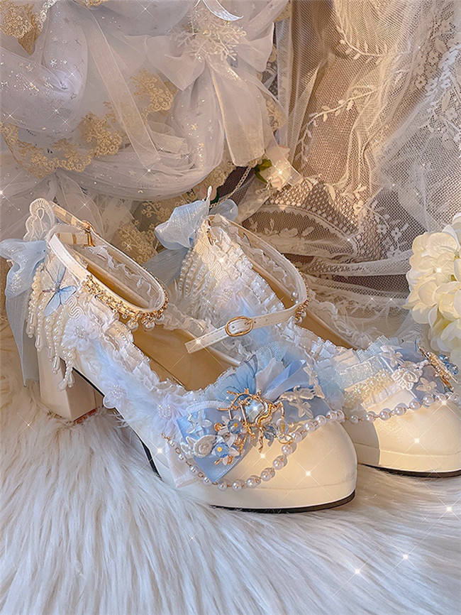 Hexagram Lolita Qi Lolita Wedding Shoes