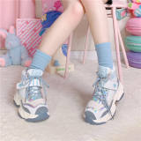 Stars Crown ~Electronic Maiden High Tops Lolita Sneaker- White Size 39 In Stock