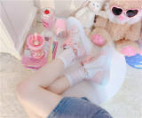Stars Crown ~The Milky Way's Diamond High Tops Lolita Shoes -Pink Size 39 - In Stock