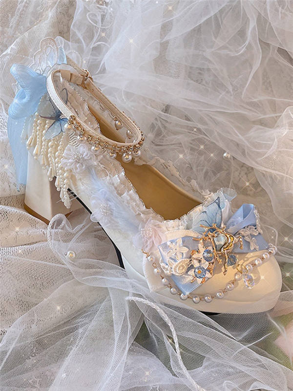 Hexagram Lolita Qi Lolita Wedding Shoes
