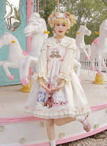 Alice Girl ~Sheep and Bear Sweet Lolita JSK