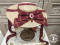 Wine Gingham Hat