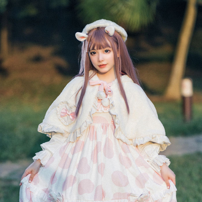 Small Tail Cloak Sweet Short Version Lolita Cape