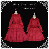 Dark Star Island ~ A Comme Amour Cotton Lolita Blouse + Skirt -Ready Made