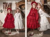 Dark Star Island ~ A Comme Amour Cotton Lolita Blouse + Skirt -Ready Made
