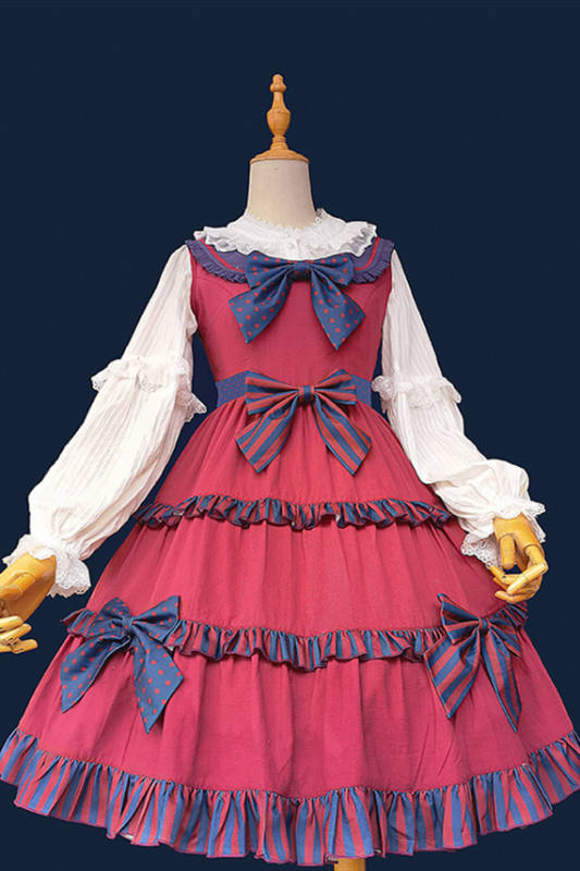 Infanta ~ Candy Boy Dotts Stripe Lolita JSK