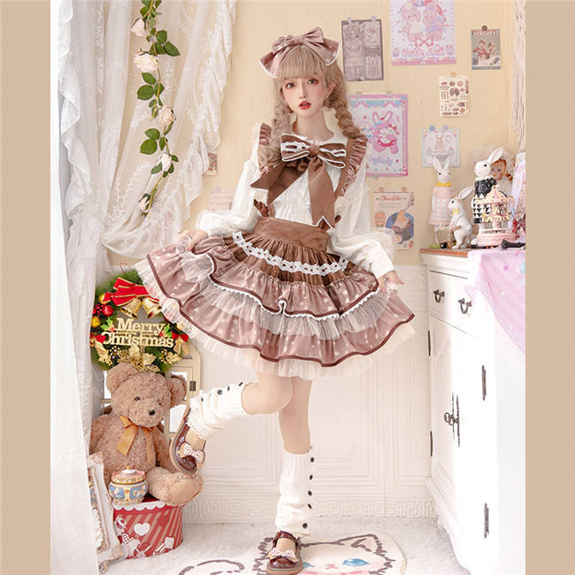 Withpuji ~Bambi Sweet Christmas Lolita Salopette