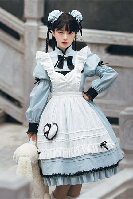 Withpuji ~Alice's Fantasy Cotton Lolita OP Set,One Piece Lolita 