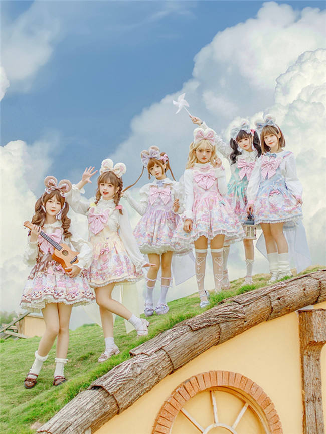 Tommy Bear ~ Sweet BoBo Mouse Lolita Salopette/Blouse