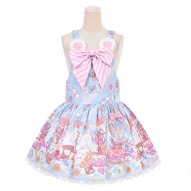 Tommy Bear ~ Sweet BoBo Mouse Lolita Salopette/Blouse