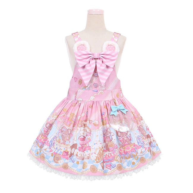 Tommy Bear ~ Sweet BoBo Mouse Lolita Salopette/Blouse