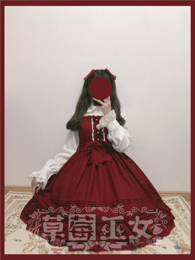 Strawberry Witch Classic Lolita Jumper Dress