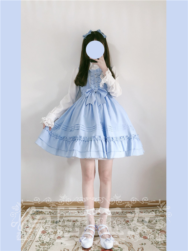 Strawberry Witch Classic Lolita Jumper Dress $43.99-Cotton