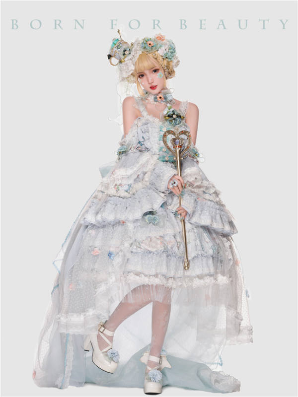 YUPBRO Lolita ~ Sylph Bridal Lolita JSK Fullset -Pre-order