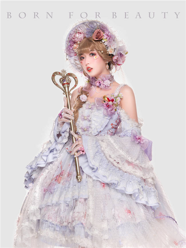 YUPBRO Lolita ~ Sylph Bridal Lolita JSK Fullset