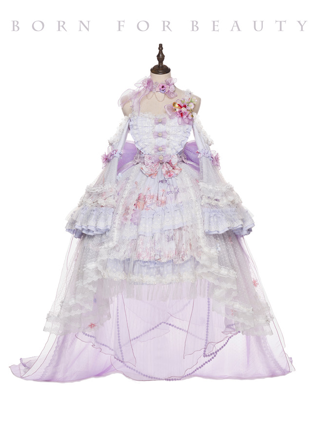 YUPBRO Lolita ~ Sylph Bridal Lolita JSK Fullset -Pre-order,Sweet Lolita  Jumpers - Gothic lolita JSK - My Lolita Dress