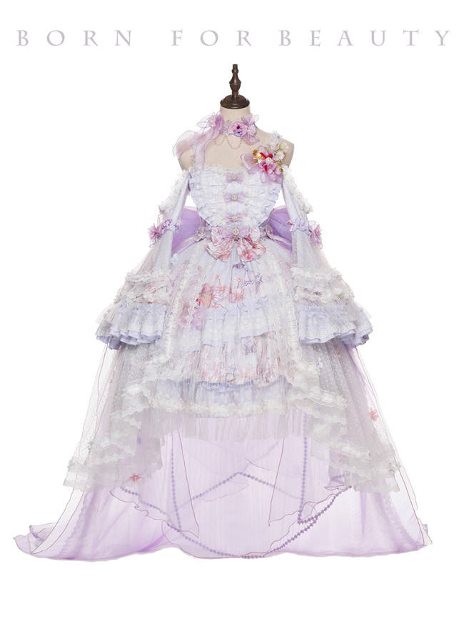 YUPBRO Lolita ~ Sylph Bridal Lolita JSK Fullset