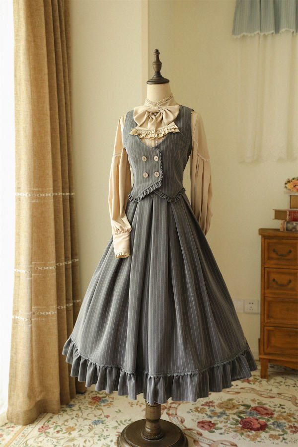 Forest Wardrobe ~North of the Forest Lolita Vest + Skirt Set