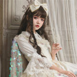 Vintage Mercerized Cotton Hime Sleeves Lolita Blouse