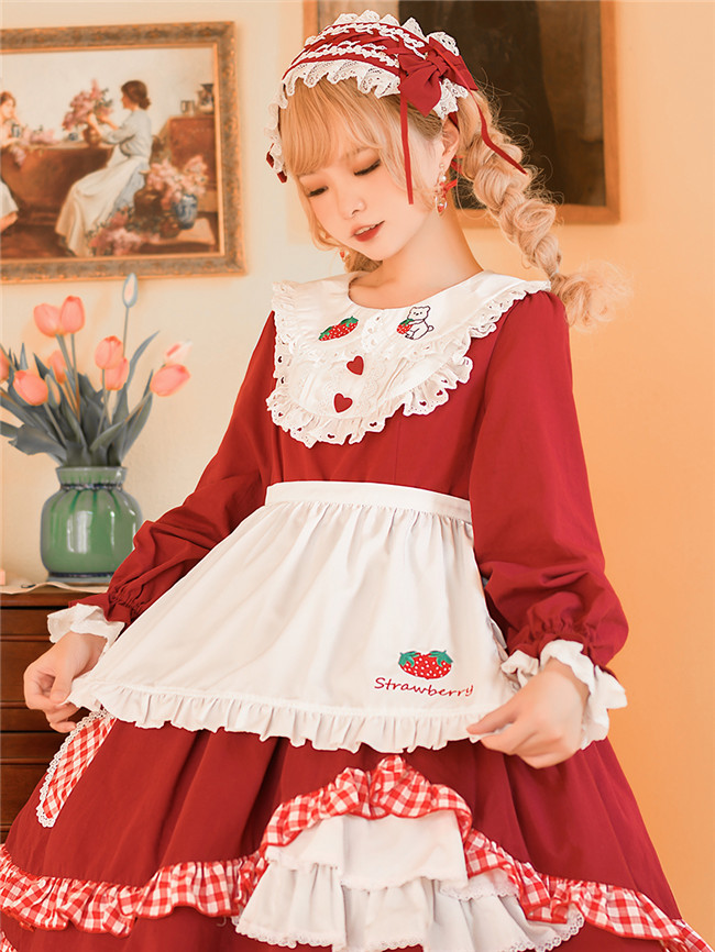 strawberry lolita dress