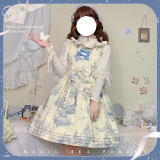 Magic Tea Party ~Celia's Journey Printed Lolita JSK -Ready Made