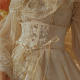 Miss Point ~Ode to the Dawn~ Lolita Corset Beige Size 2XL - In Stock