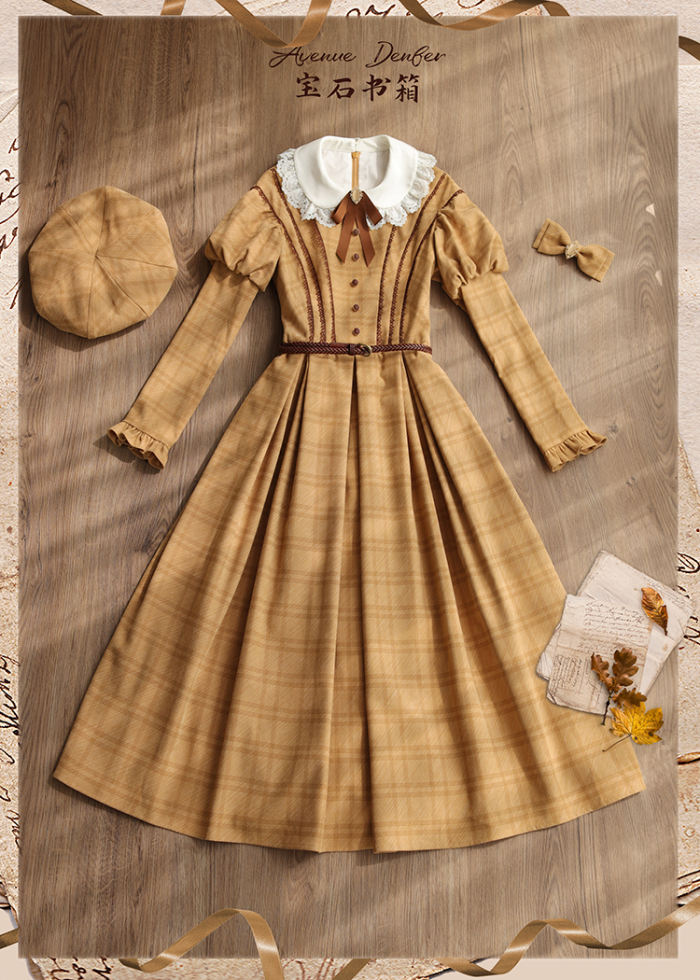 Avenue Denfer ~Gem Bookcase Lolita OP