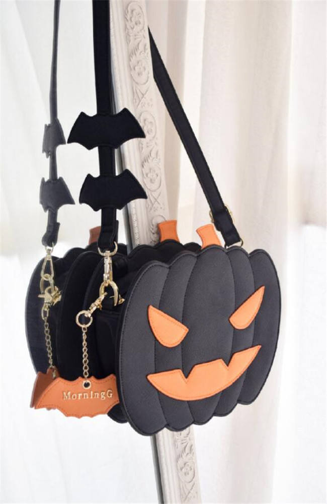 Morning Glory ~Halloween Pumpkin Lolita Bag - In Stock