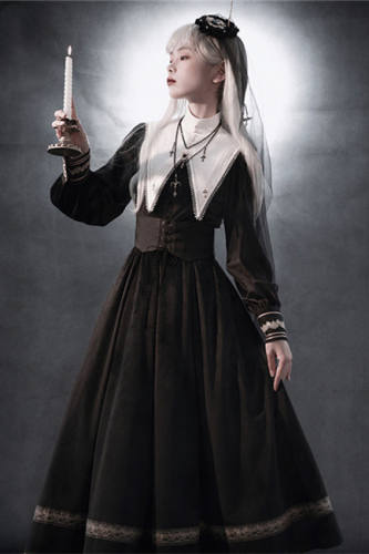 Silent Prayer Velvet Long Version Lolita OP