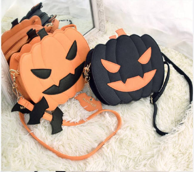 Morning Glory ~Halloween Pumpkin Lolita Bag - In Stock