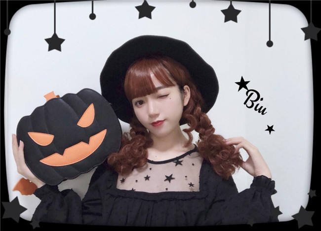 Morning Glory ~Halloween Pumpkin Lolita Bag - In Stock
