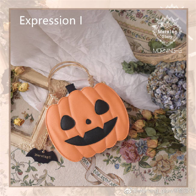 Morning Glory ~Halloween Pumpkin Lolita Bag - In Stock