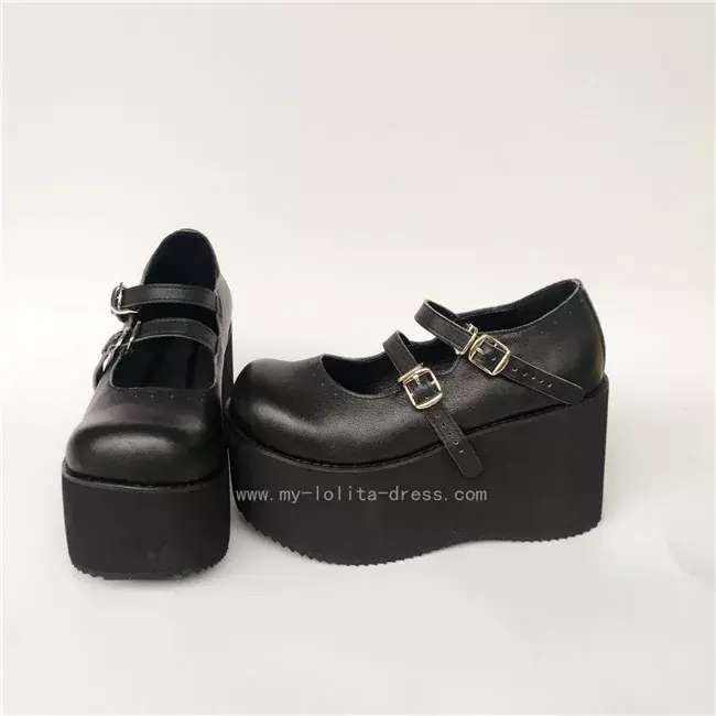 Double Straps Lolita Shoes