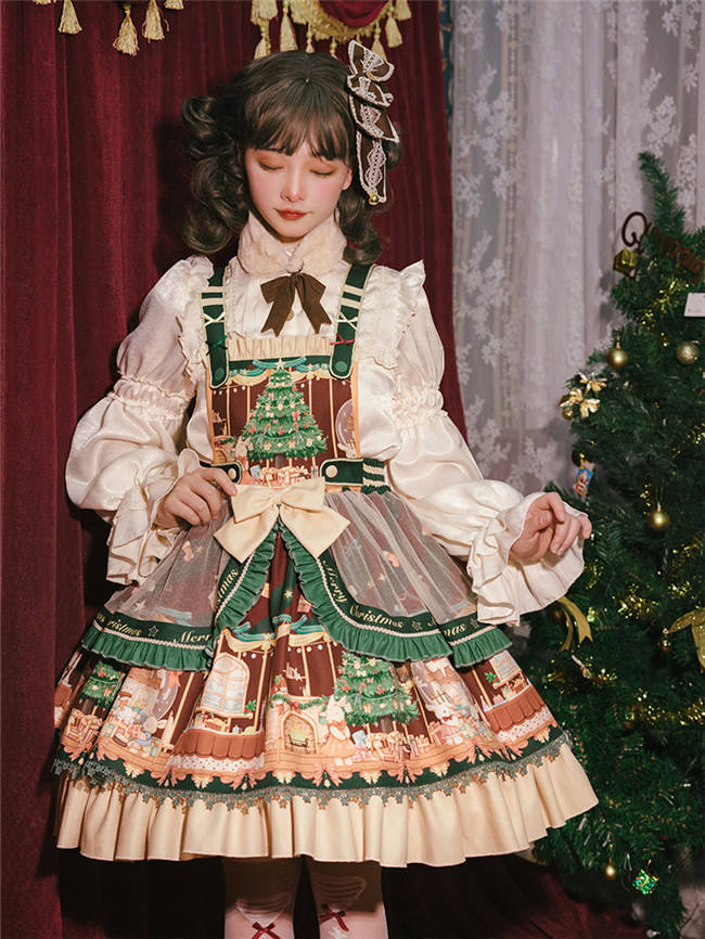 Christmas Tale Sweet Lolita Dress Set