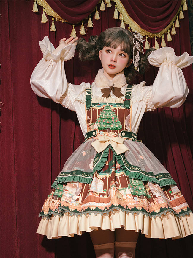 Christmas Tale Sweet Lolita Dress Set