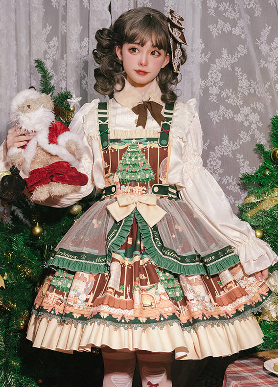 Christmas Tale Sweet Lolita Dress Set