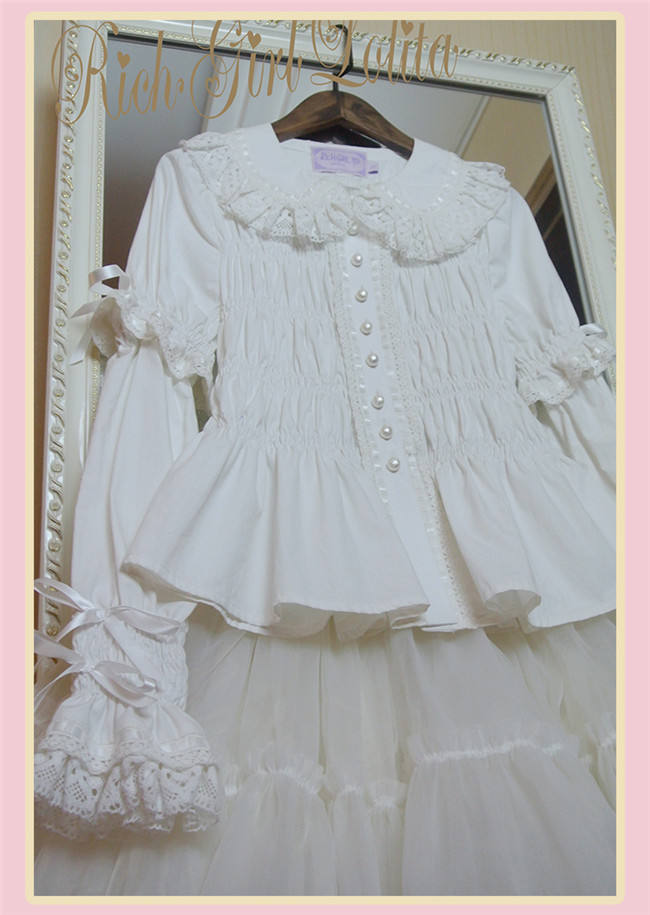 Cecelia Removable Sleeves Plus Size Vintage Doll Blouse