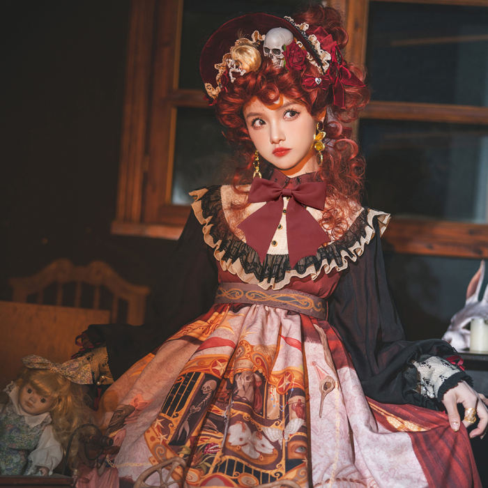 Miss Point ~Freak House Circus Lolita OP -Pre-order
