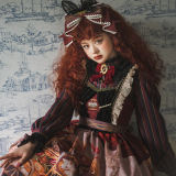 Miss Point ~Freak House Circus Stripe Lolita Blouse