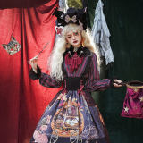 Miss Point ~Freak House Circus Stripe Lolita Blouse -Pre-order