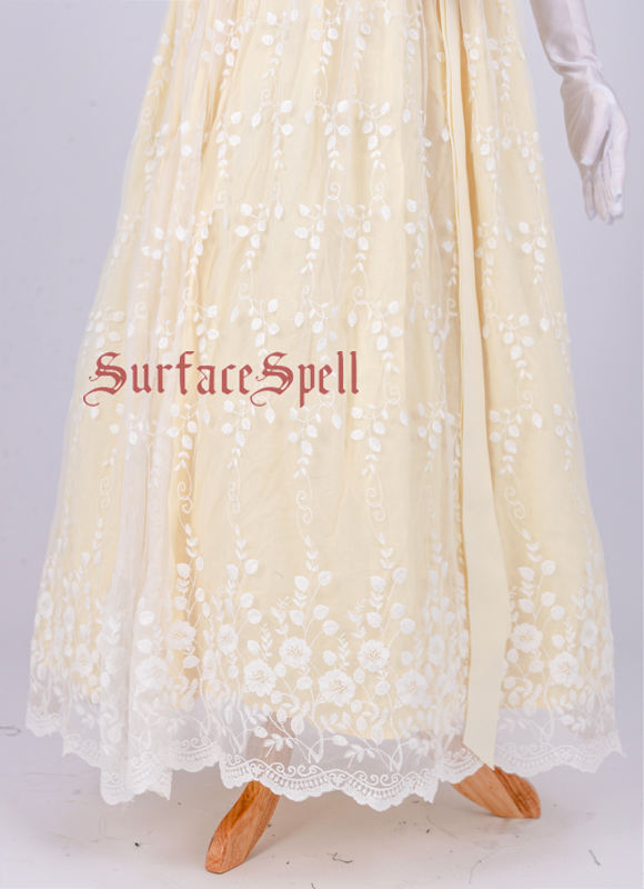 Josephine~ Gothic Chiffon Lolita High Waist Jumper Green XL - In Stock