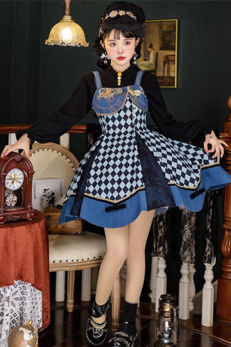 Withpuji ~Glass Cup Embroidery Lolita JSK