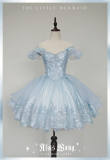 Alois Wang ~The Little Mermaid Heavy Pearl Lolita Dresses -Pre-order