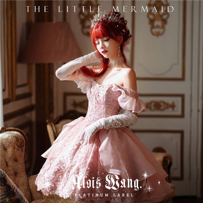Alois Wang ~The Little Mermaid Heavy Pearl Lolita Dresses
