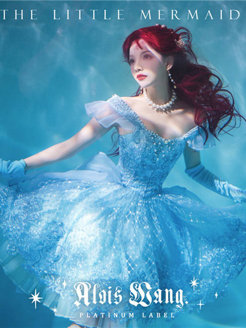 Alois Wang ~The Little Mermaid Heavy Pearl Lolita Dresses