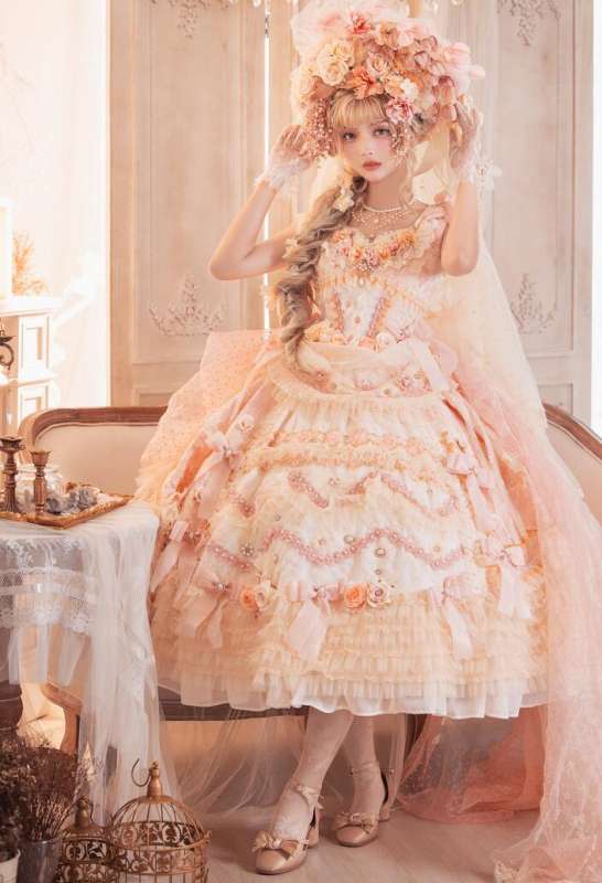 Cat Fairy Time Gem Retro Hime Lolita JSK
